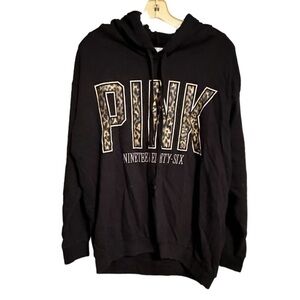 Vintage‎ PINK 1986 Hoodie Sweatshirt